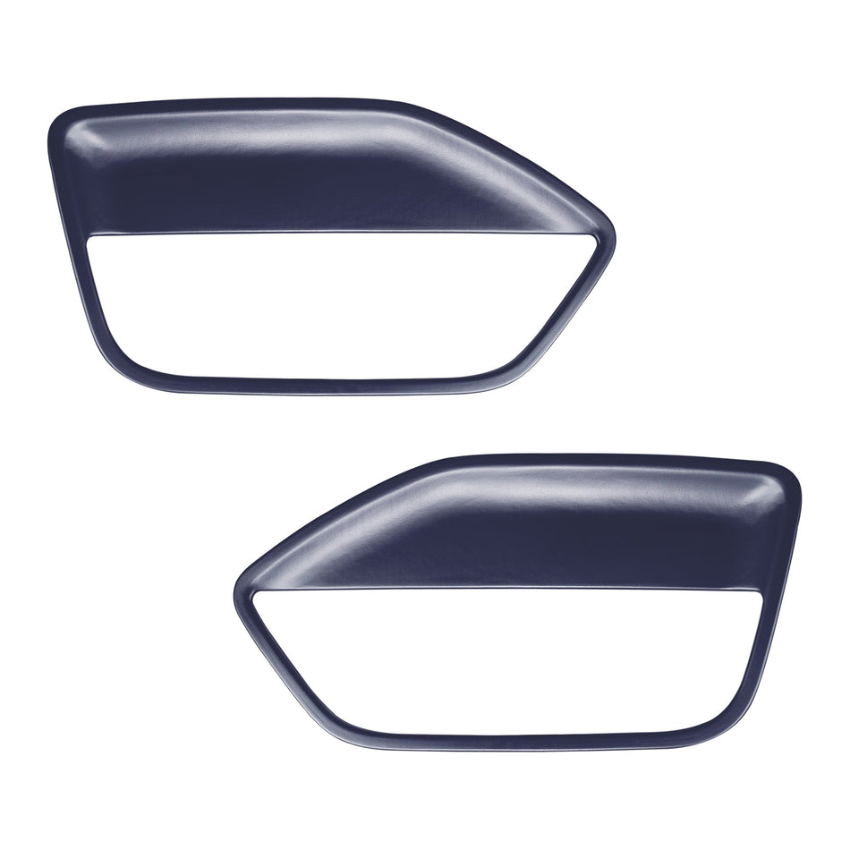 2005–2009 Ford Mustang Door Panel Inserts (Left & Right Pair) – Hard Molded Plastic – Made in the USA - 0509FMD
