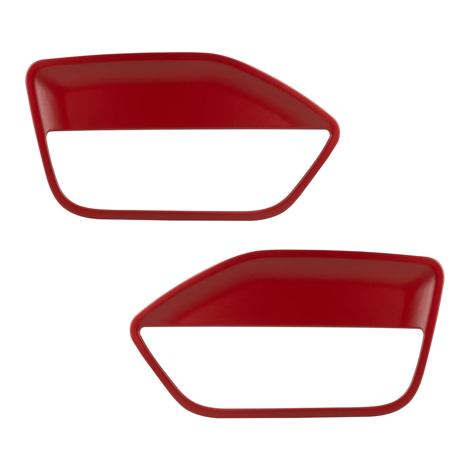 2005–2009 Ford Mustang Door Panel Inserts (Left & Right Pair) – Hard Molded Plastic – Made in the USA - 0509FMD