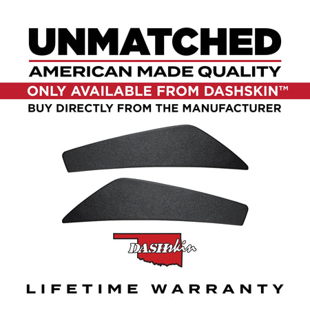 2010-2014 Ford Mustang Molded Door Panel Inserts (Left+Right Pair) - DashSkin